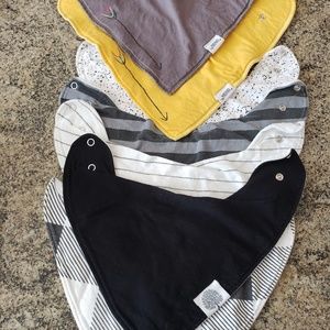6 teething bibs!